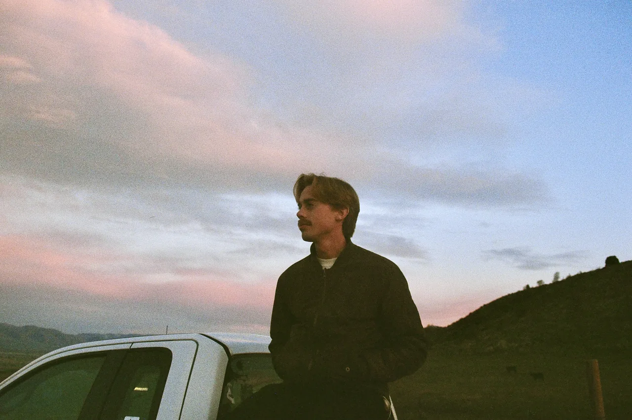 Lucas Nivison outdoors at sunset